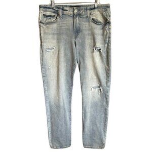 Express Hyper Stretch Slim Distressed Jeans Size 34X34